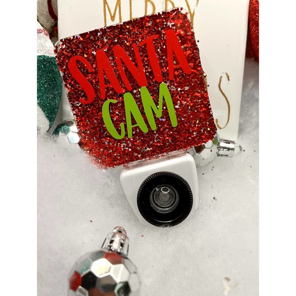 Red Glitter Santa Cam - Picture 2 of 4